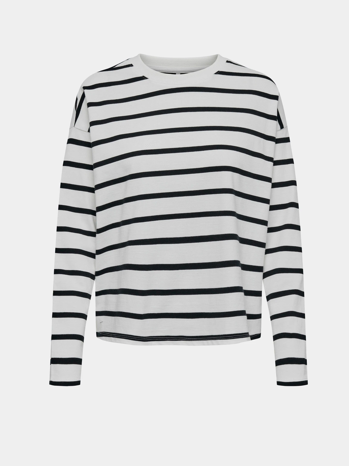 Худи и свитшоты Only SOPH L/S STRIPE TOP модель 15310399_Cloud Dancer Black Фото