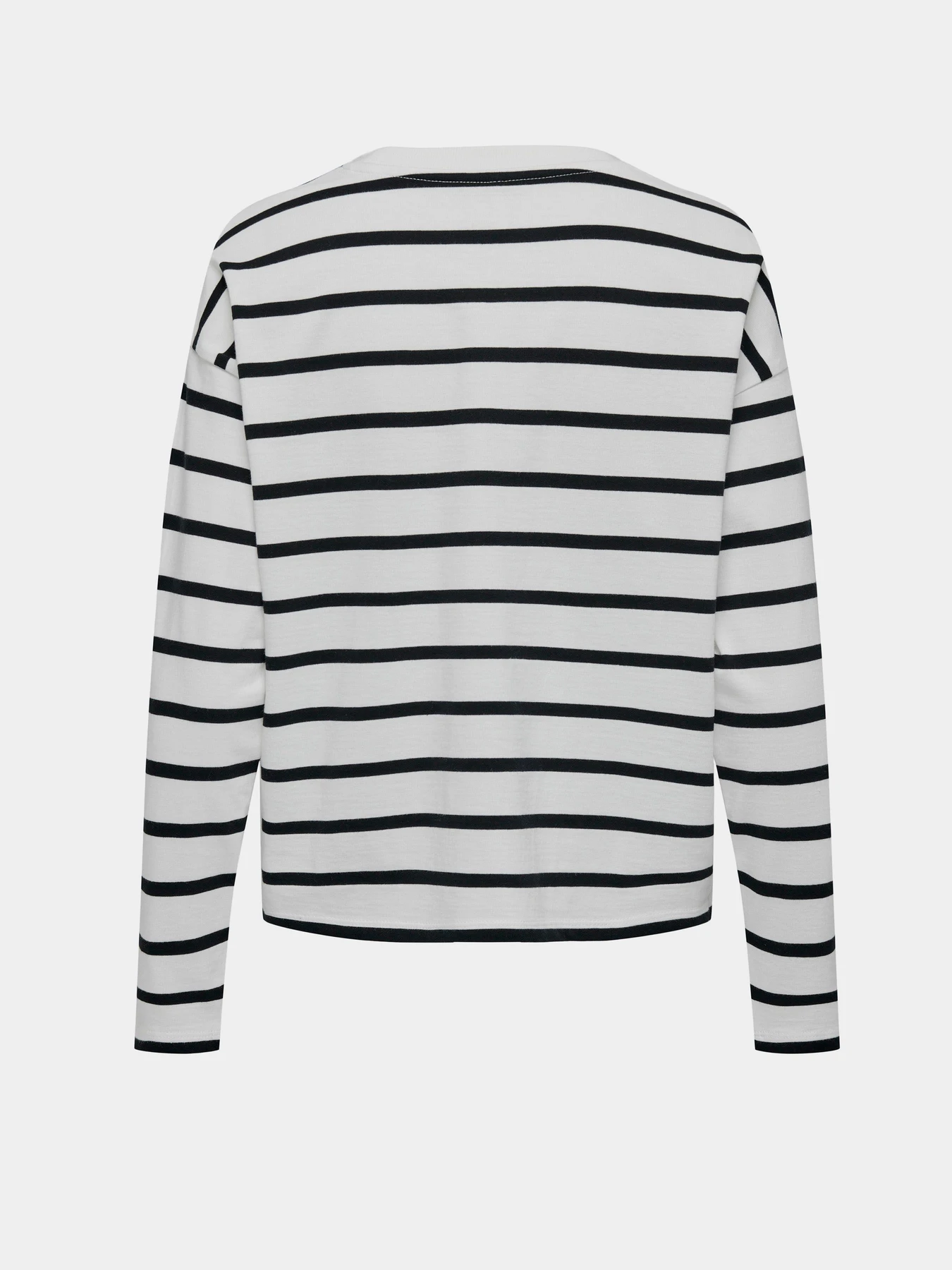 Худи и свитшоты Only SOPH L/S STRIPE TOP модель 15310399_Cloud Dancer Black Фото