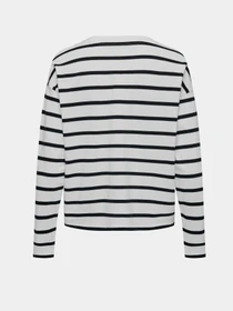 Худи и свитшоты Only SOPH L/S STRIPE TOP модель 15310399_Cloud Dancer Black Фото