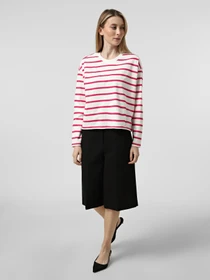 Худи и свитшоты Only SOPH L/S STRIPE TOP модель 15310399_Cloud Dancer Pink yarrow Фото