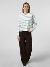 Худі та світшоти Only SOPH L/S STRIPE TOP модель 15310399_Cloud Dancer Soft chambray Фото