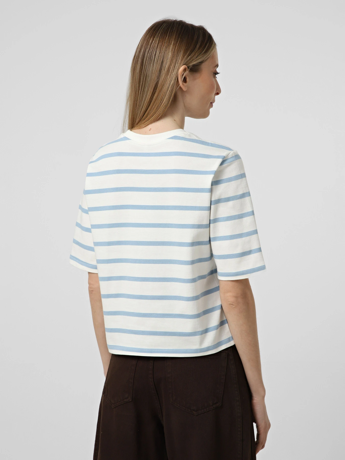 Футболки и поло Only SOPH S/S STRIPE TOP модель 15368524_Cloud Dancer Soft chambray Футболки и поло Only SOPH S/S STRIPE TOP модель 15368524_Cloud Dancer Soft chambray Фото
