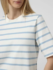 Футболки и поло Only SOPH S/S STRIPE TOP модель 15368524_Cloud Dancer Soft chambray Фото