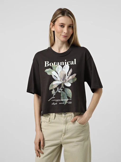 Футболки і поло Only FLEUR S/S TOP модель 15368898_Phantom Nude flower Фото