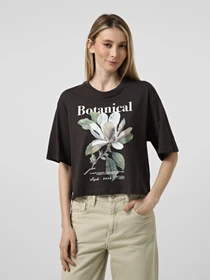 Футболки и поло Only FLEUR S/S TOP модель 15368898_Phantom Nude flower Фото