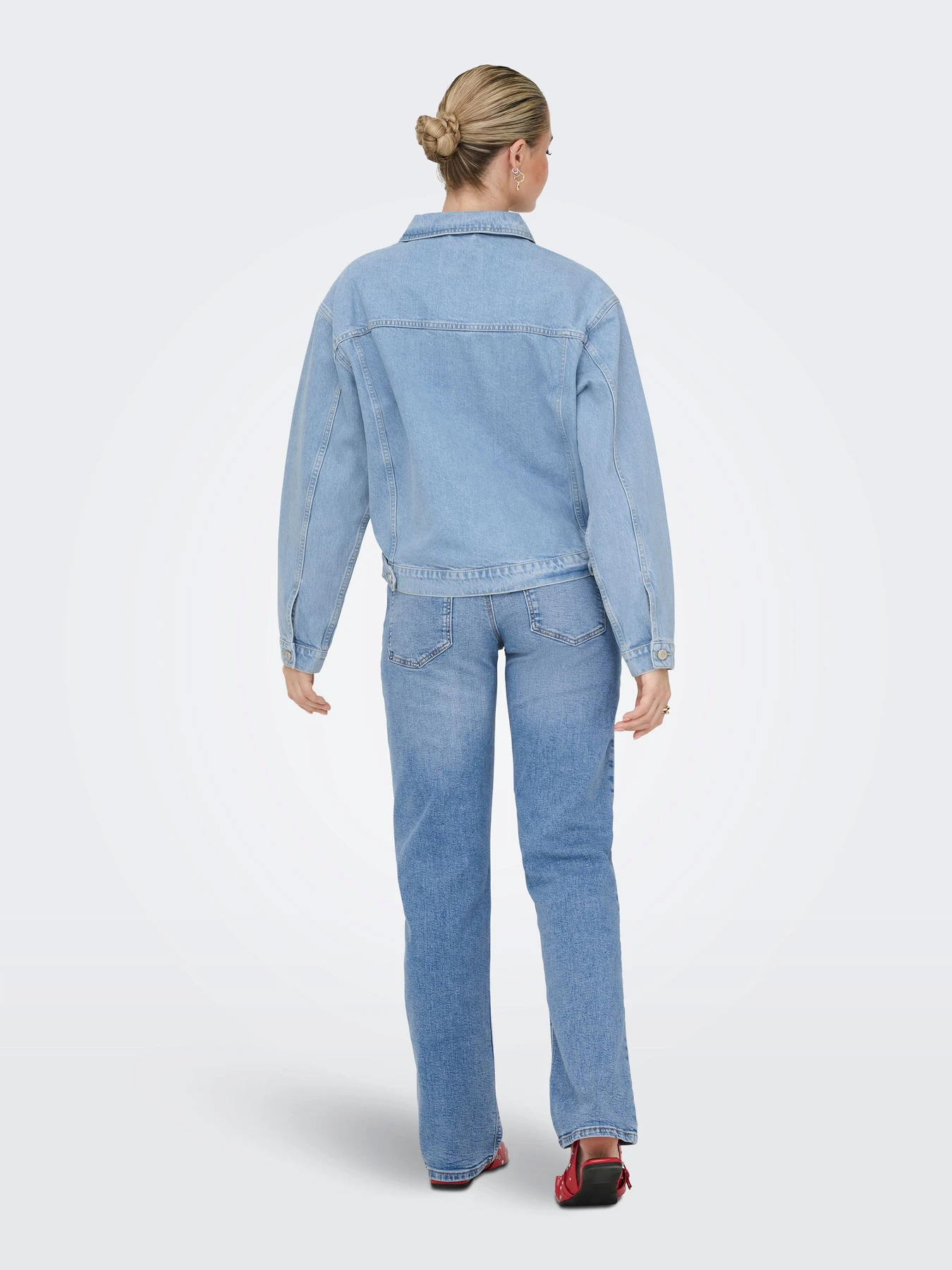 Куртки та дублянки Only HARPER LS BOXY DNM модель 15363548_Light Blue Denim Фото