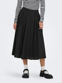Юбки Only MAILA LONG PLEAT SKIRT модель 15369555_Black Фото