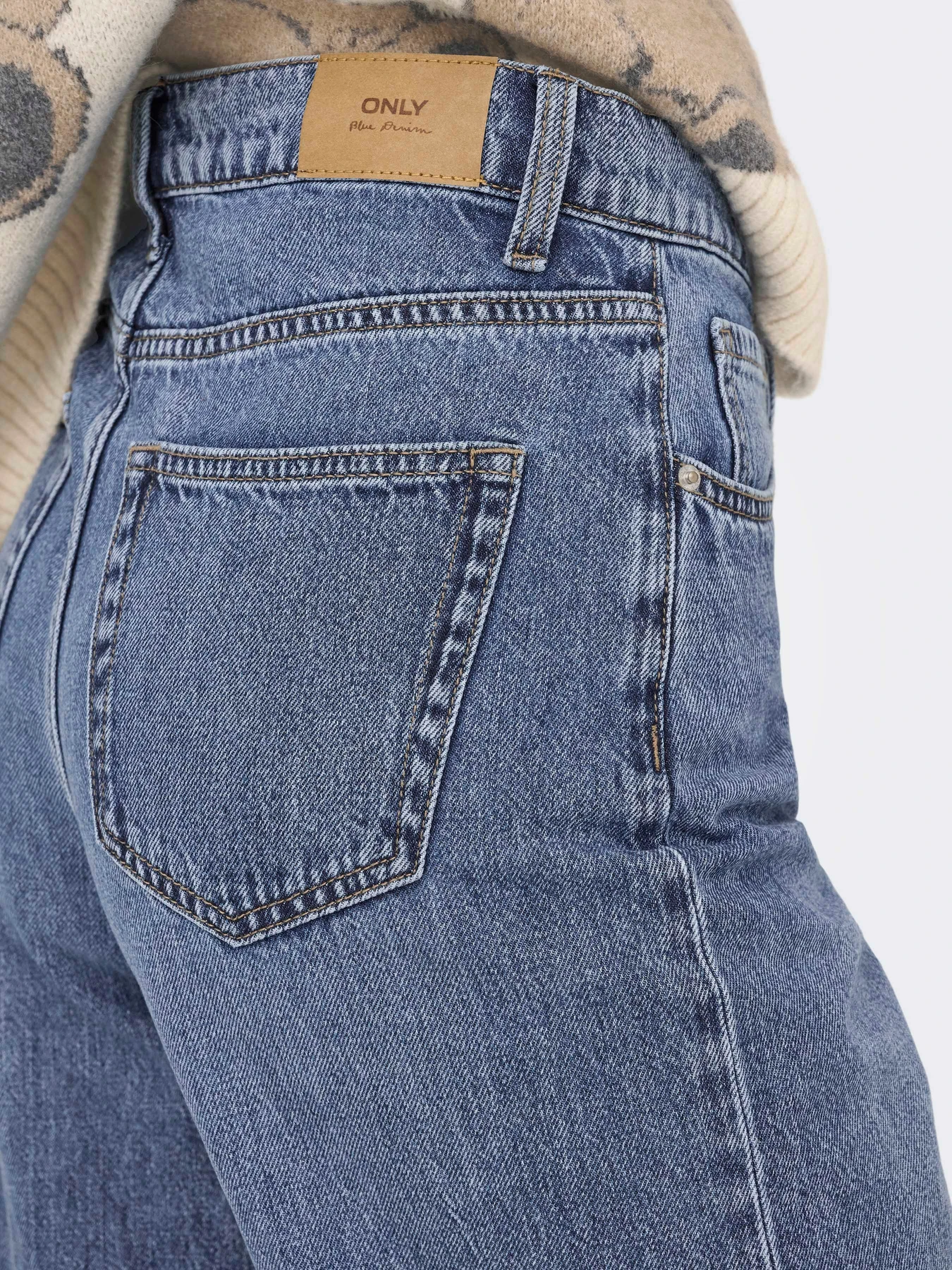 Джинси Only HOPE MW WIDEUNEVEN CLOSURE DNM модель 15366323_Medium Blue Denim Джинси Only HOPE MW WIDEUNEVEN CLOSURE DNM модель 15366323_Medium Blue Denim Фото