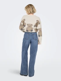 Джинси Only HOPE MW WIDEUNEVEN CLOSURE DNM модель 15366323_Medium Blue Denim Фото