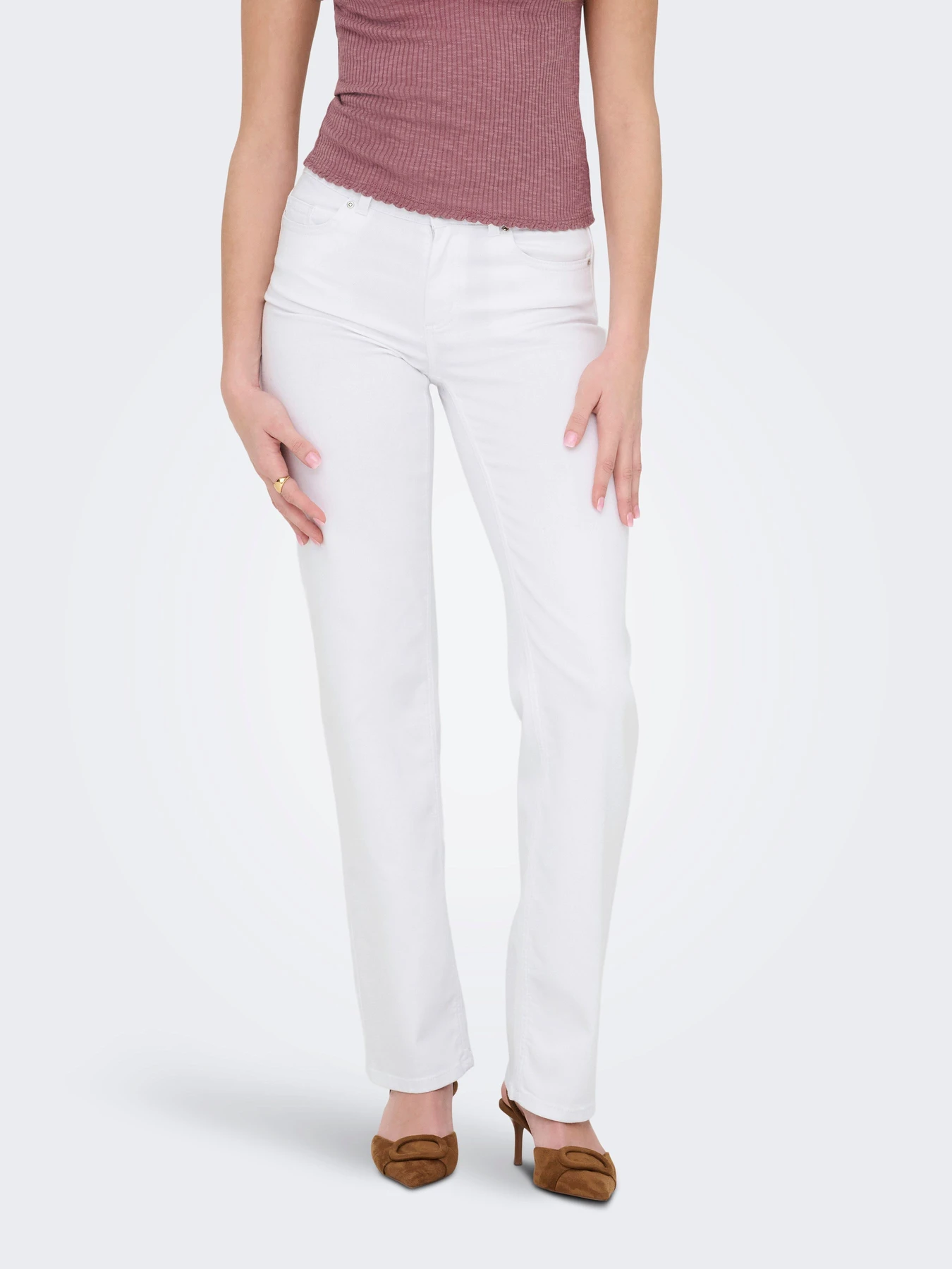 Джинси Only BLUSH MID STRAIGHT DNM модель 15337793_White Джинси Only BLUSH MID STRAIGHT DNM модель 15337793_White Фото