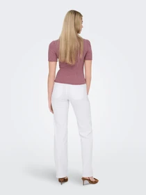 Джинси Only BLUSH MID STRAIGHT DNM модель 15337793_White Фото