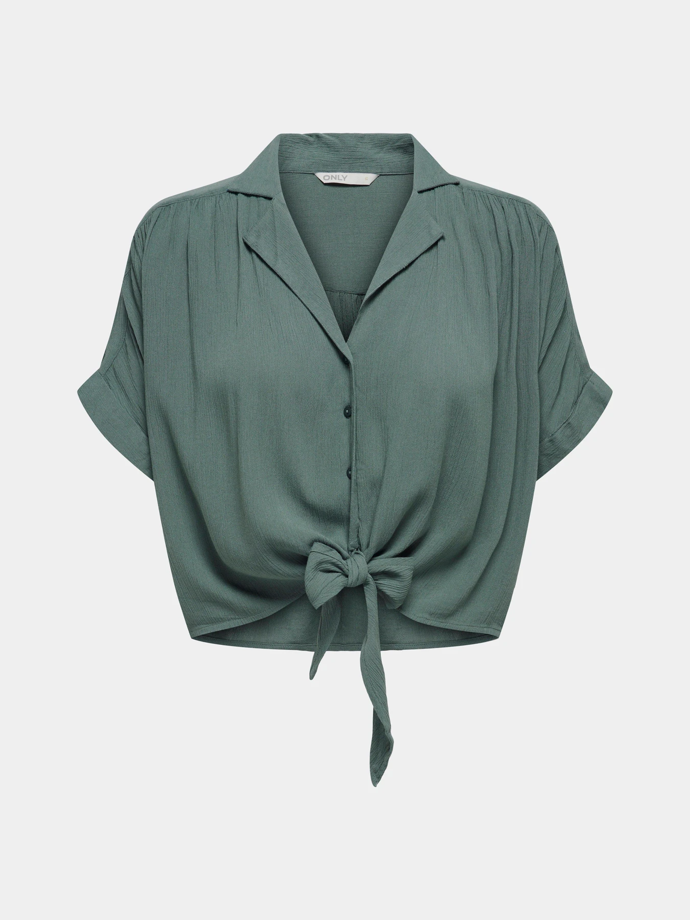 Сорочки Only PAULA LIFE S/S TIE SHIRT модель 15281497_Balsam Green Сорочки Only PAULA LIFE S/S TIE SHIRT модель 15281497_Balsam Green Фото