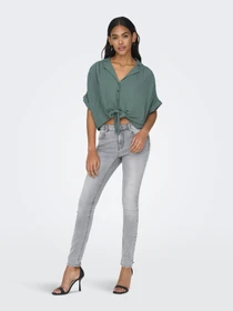 Сорочки Only PAULA LIFE S/S TIE SHIRT модель 15281497_Balsam Green Фото