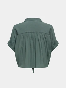 Сорочки Only PAULA LIFE S/S TIE SHIRT модель 15281497_Balsam Green Фото
