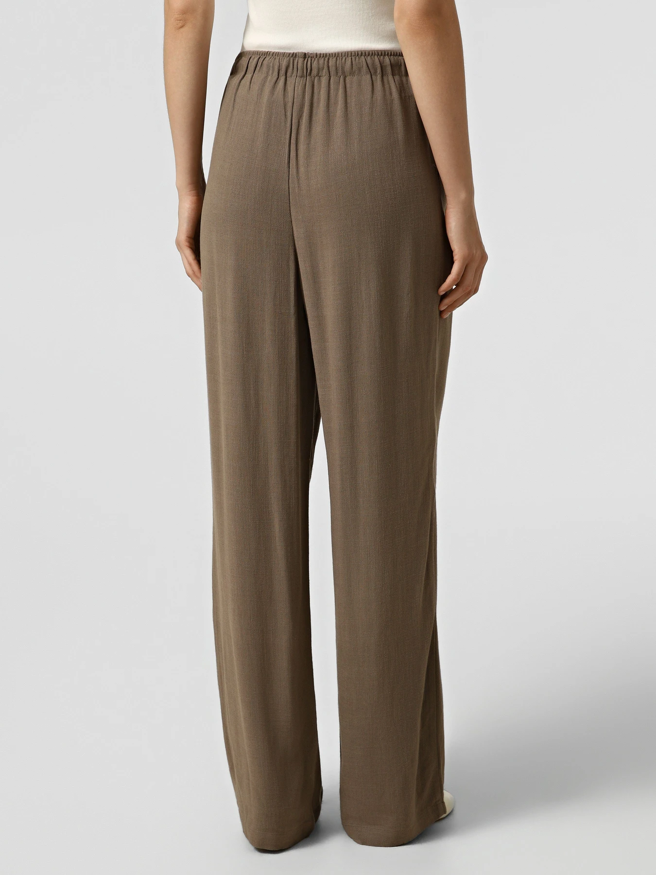 Штани Only SIESTA MW PULL-UP LINEN PNT модель 15322263_Walnut Штани Only SIESTA MW PULL-UP LINEN PNT модель 15322263_Walnut Фото