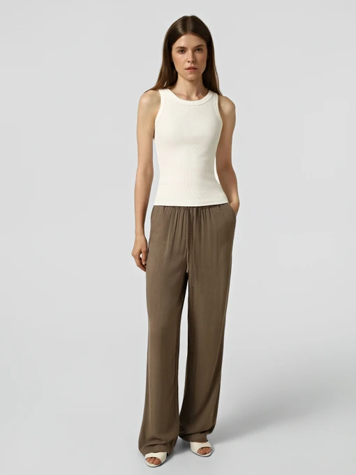 Жіночі Повсякденні штани Only SIESTA MW PULL-UP LINEN PNT фото 2