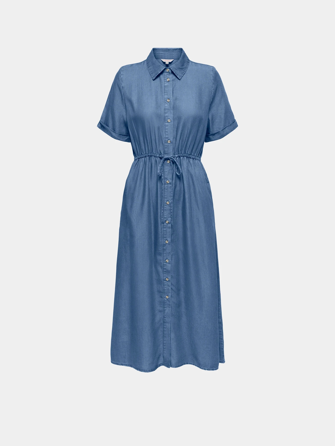 Платья Only CHARIS LIFE SHIRT DRESS модель 15363971_Medium Blue Denim Фото