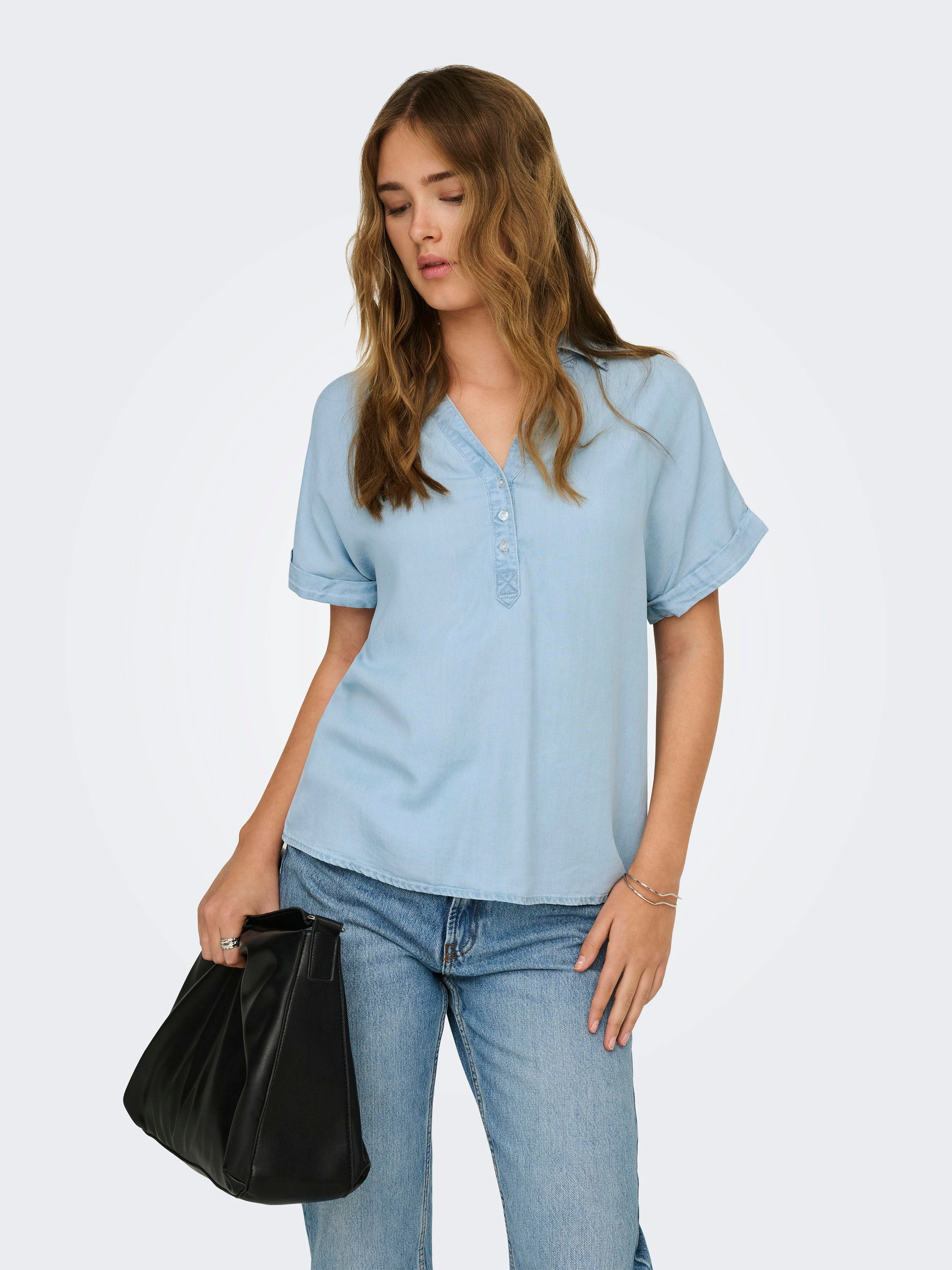 Жіноча Блуза Only CHARIS LIFE CAP SLEEVE SHIRT