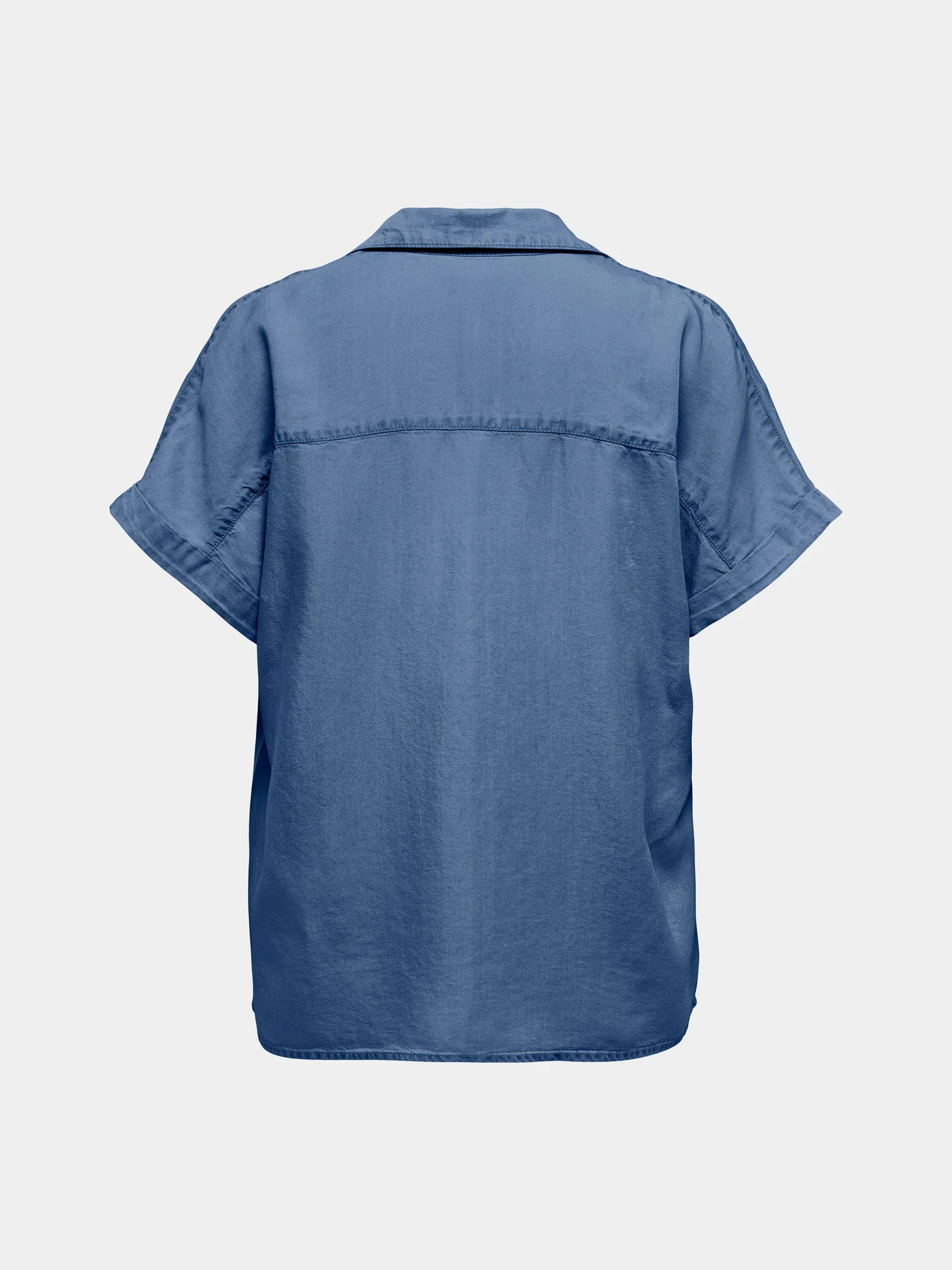 Сорочки Only CHARIS LIFE CAP SLEEVE SHIRT модель 15363976_Medium Blue Denim Фото