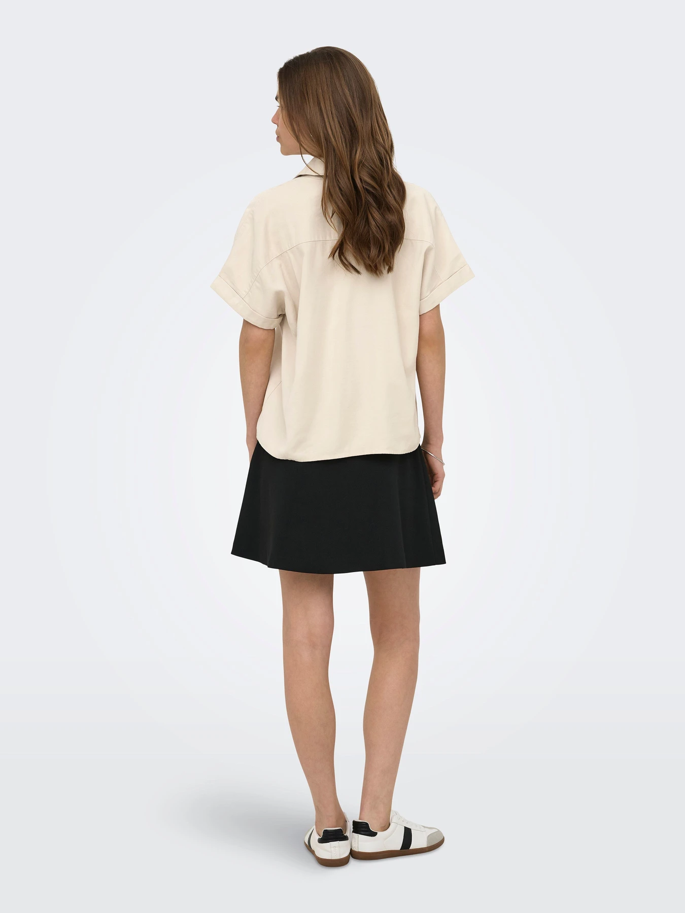Сорочки Only ARIS LIFE CAP SLEEVE SHIRT модель 15364279_Pumice Stone Сорочки Only ARIS LIFE CAP SLEEVE SHIRT модель 15364279_Pumice Stone Фото
