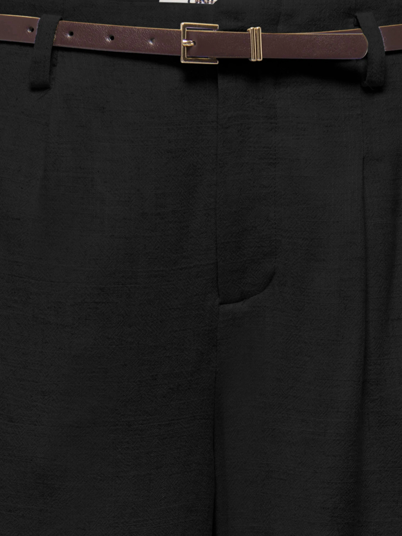 Шорты Only SIESTA HW BELT LIN BL SHORTS модель 15367413_Black Фото