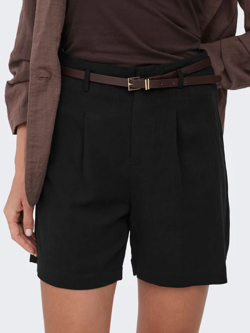 Жіночі Повсякденні шорти Only SIESTA HW BELT LIN BL SHORTS фото 3