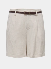 Шорти Only SIESTA HW BELT LIN BL SHORTS модель 15367413_Moonbeam Фото