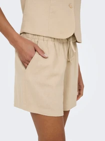 Шорти Only GOA MW LIN BL PULL-UP SHORTS модель 15371421_Oxford Tan Фото