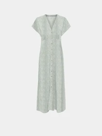 Платья Only NOVA LIFE VIS MOLLIE LONG DRES модель 15317842_Jadeite 724 Coffee leaf Фото