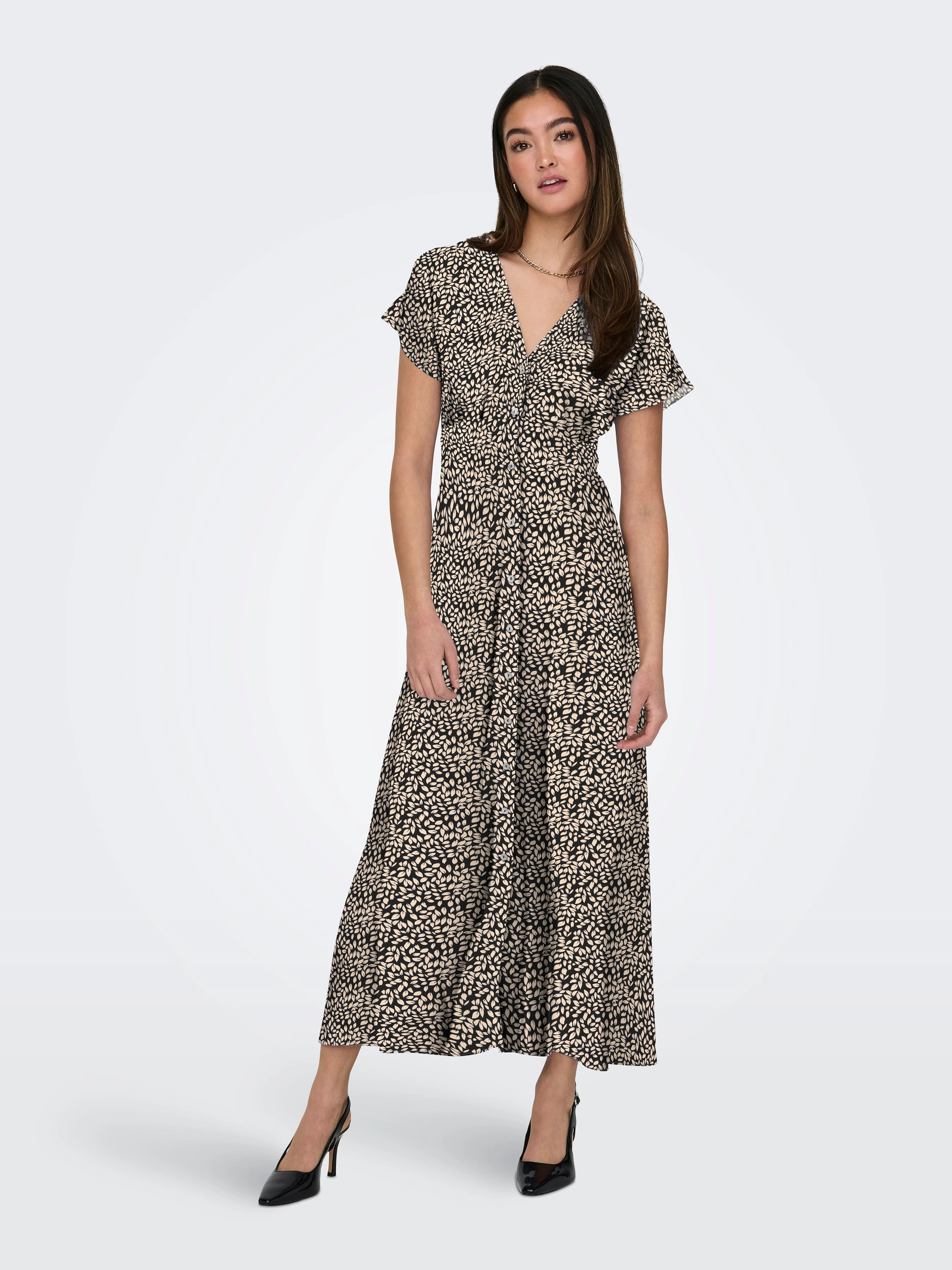 Жіноча Сукня міді Only NOVA LIFE VIS MOLLIE LONG DRES