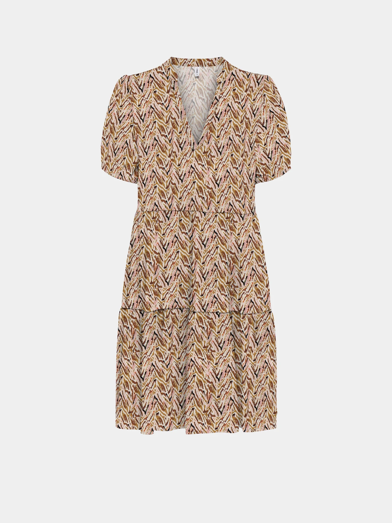 Платья Only NOVA LIFE VIS S/S THEA DRESS модель 15222215_Dull Gold 716 Abstract zig Платья Only NOVA LIFE VIS S/S THEA DRESS модель 15222215_Dull Gold 716 Abstract zig Фото