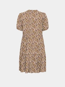 Платья Only NOVA LIFE VIS S/S THEA DRESS модель 15222215_Dull Gold 716 Abstract zig Фото