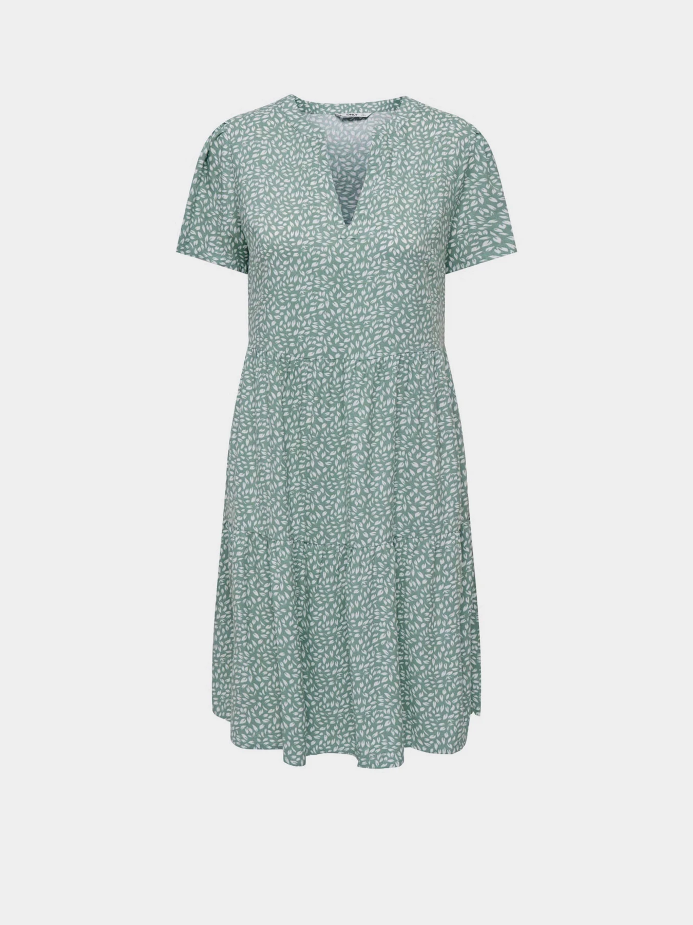 Сукні Only ZALLY LIFE S/S THEA DRESS модель 15262674_Chinois Green White leafs Сукні Only ZALLY LIFE S/S THEA DRESS модель 15262674_Chinois Green White leafs Фото