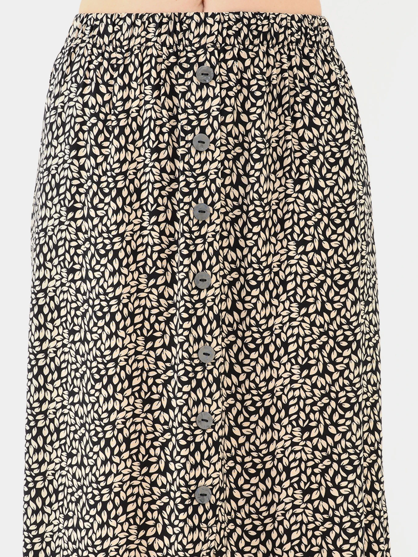 Юбки Only NOVA LIFE VIS BUTTON SKIRT модель 15222223_Black 724 Coffee leaf Юбки Only NOVA LIFE VIS BUTTON SKIRT модель 15222223_Black 724 Coffee leaf Фото