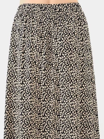 Юбки Only NOVA LIFE VIS BUTTON SKIRT модель 15222223_Black 724 Coffee leaf Фото