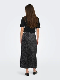Юбки Only NOVA LIFE VIS BUTTON SKIRT модель 15222223_Black 722 Cool dots Фото