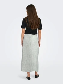 Юбки Only NOVA LIFE VIS BUTTON SKIRT модель 15222223_Jadeite 724 Coffee leaf Фото
