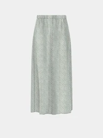 Юбки Only NOVA LIFE VIS BUTTON SKIRT модель 15222223_Jadeite 724 Coffee leaf Фото
