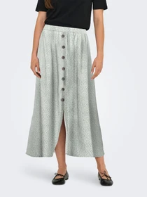 Спідниці Only NOVA LIFE VIS BUTTON SKIRT модель 15222223_Jadeite 724 Coffee leaf Фото