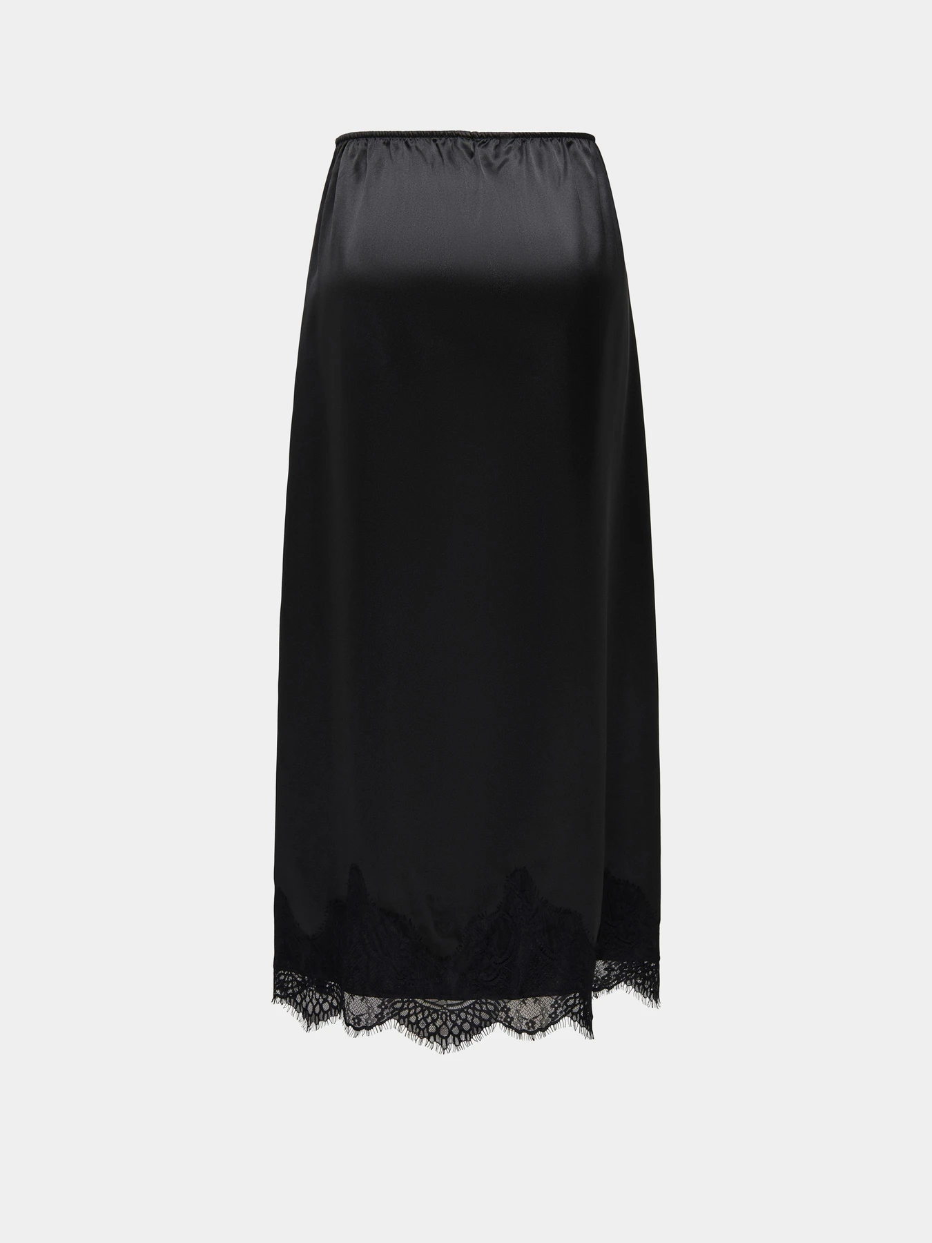 Юбки Only BELLA SATIN LACE SKIRT модель 15380523_Black Юбки Only BELLA SATIN LACE SKIRT модель 15380523_Black Фото
