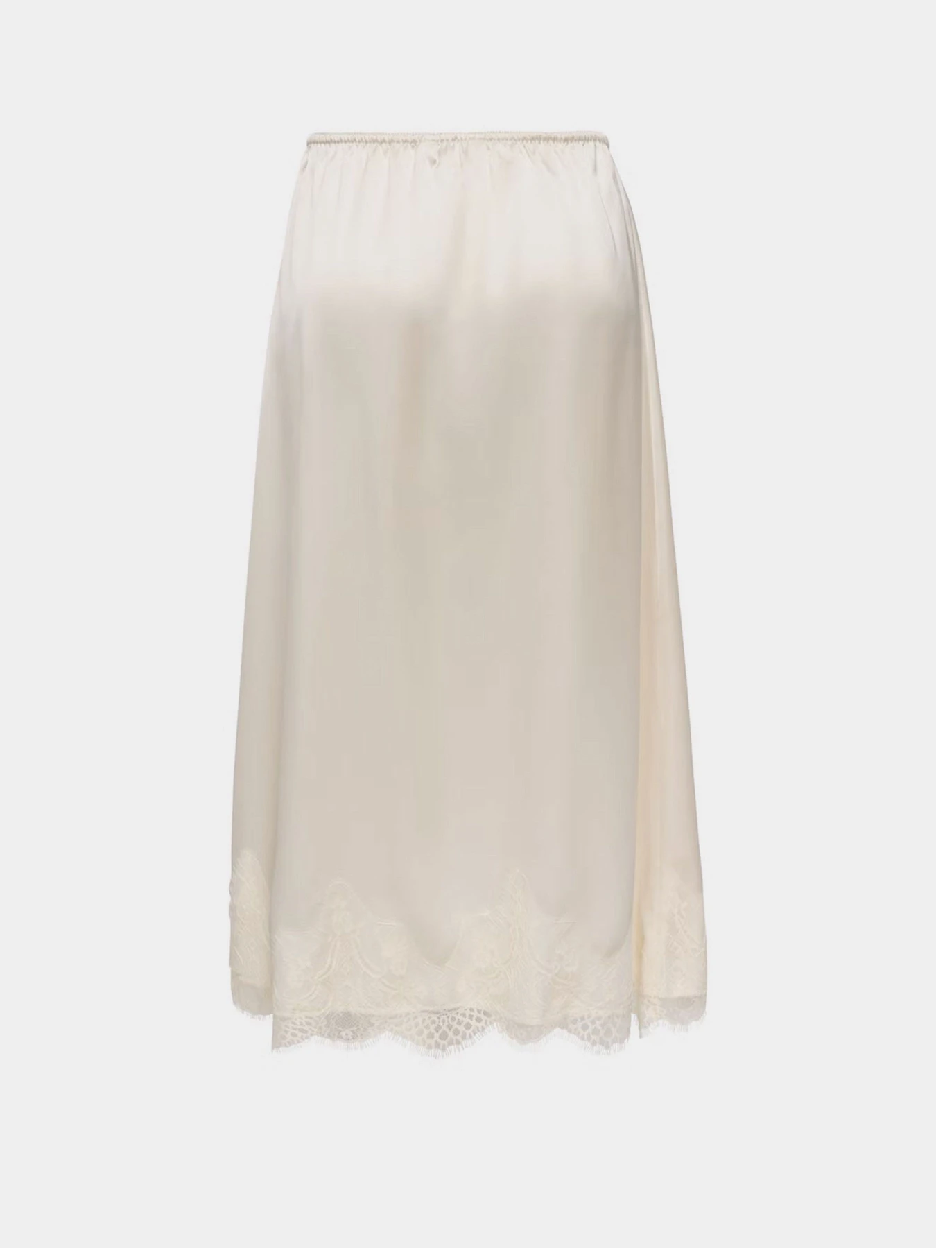 Спідниці Only BELLA SATIN LACE SKIRT модель 15380523_Cloud Dancer Спідниці Only BELLA SATIN LACE SKIRT модель 15380523_Cloud Dancer Фото
