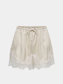 Шорти Only MENUS LACE SATIN SHORTS модель 15385146_Birch WHITE LACE Фото