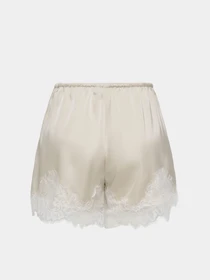 Шорти Only MENUS LACE SATIN SHORTS модель 15385146_Birch WHITE LACE Фото