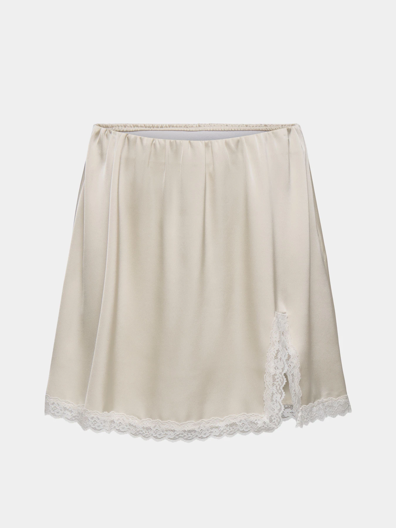 Юбки Only MENUS LACE SATIN SHORT SKIRT модель 15385148_Birch WHITE LACE Юбки Only MENUS LACE SATIN SHORT SKIRT модель 15385148_Birch WHITE LACE Фото