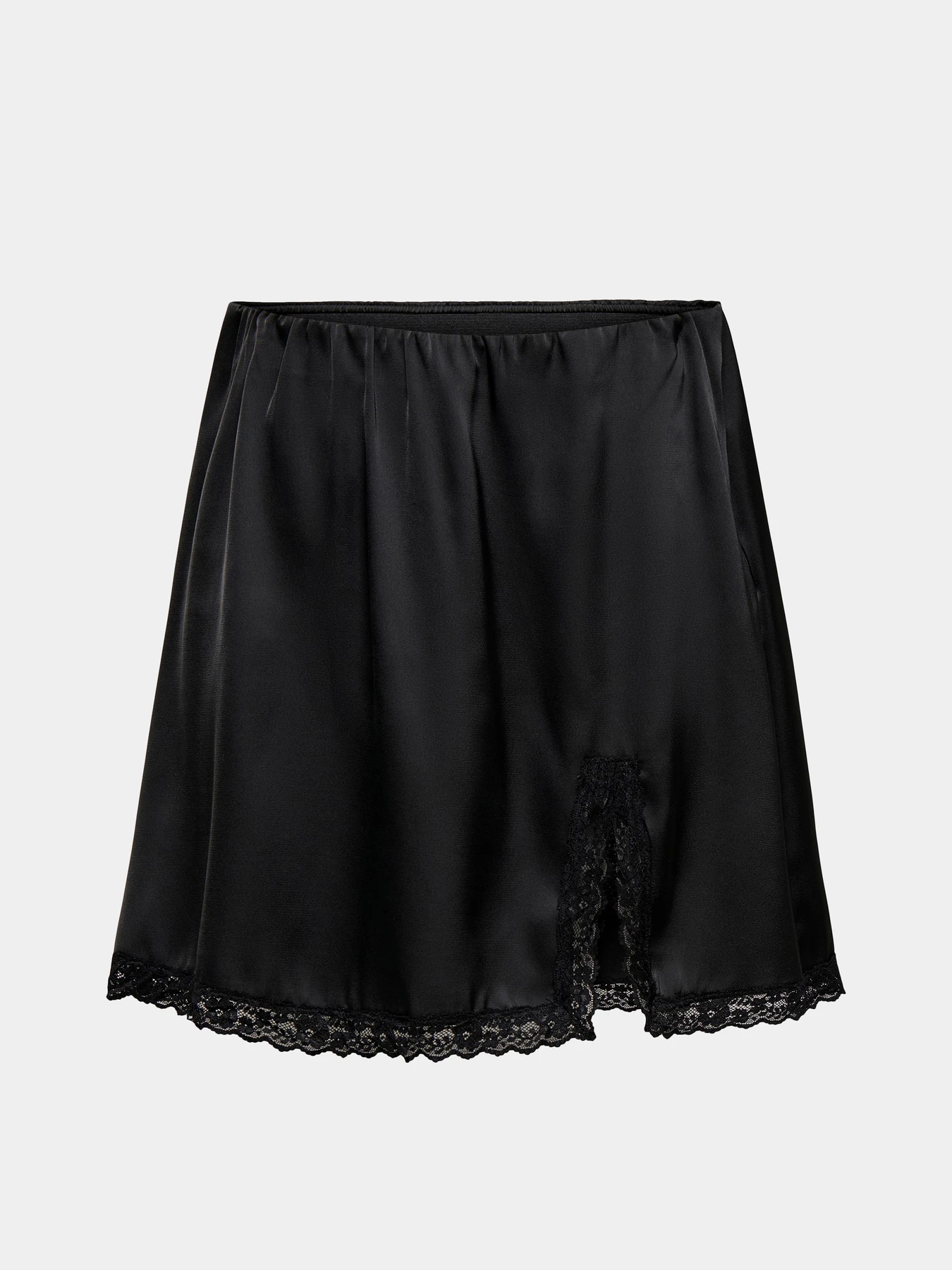 Спідниці Only MENUS LACE SATIN SHORT SKIRT модель 15385148_Black BLACK LACE Фото