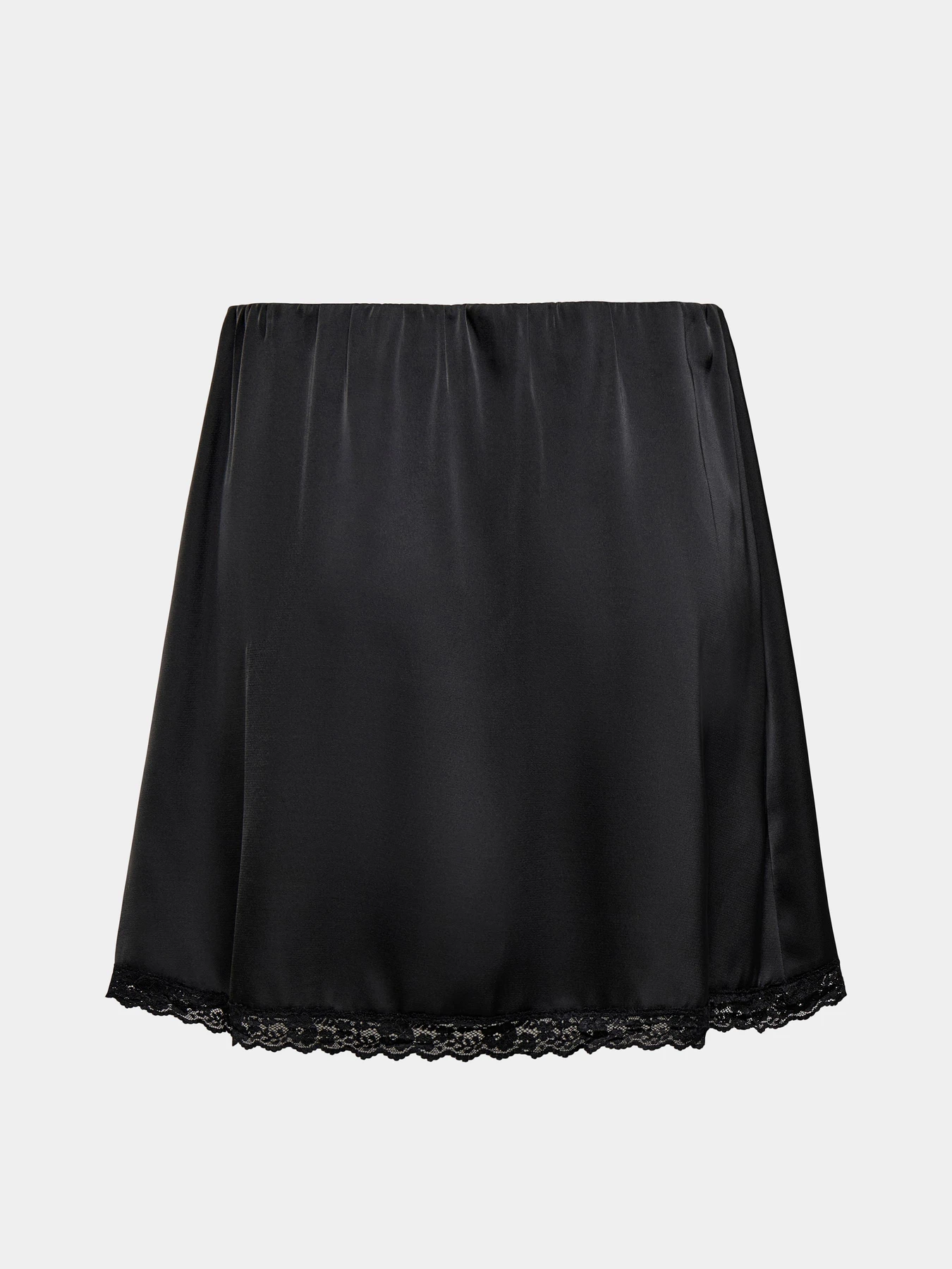 Спідниці Only MENUS LACE SATIN SHORT SKIRT модель 15385148_Black BLACK LACE Фото