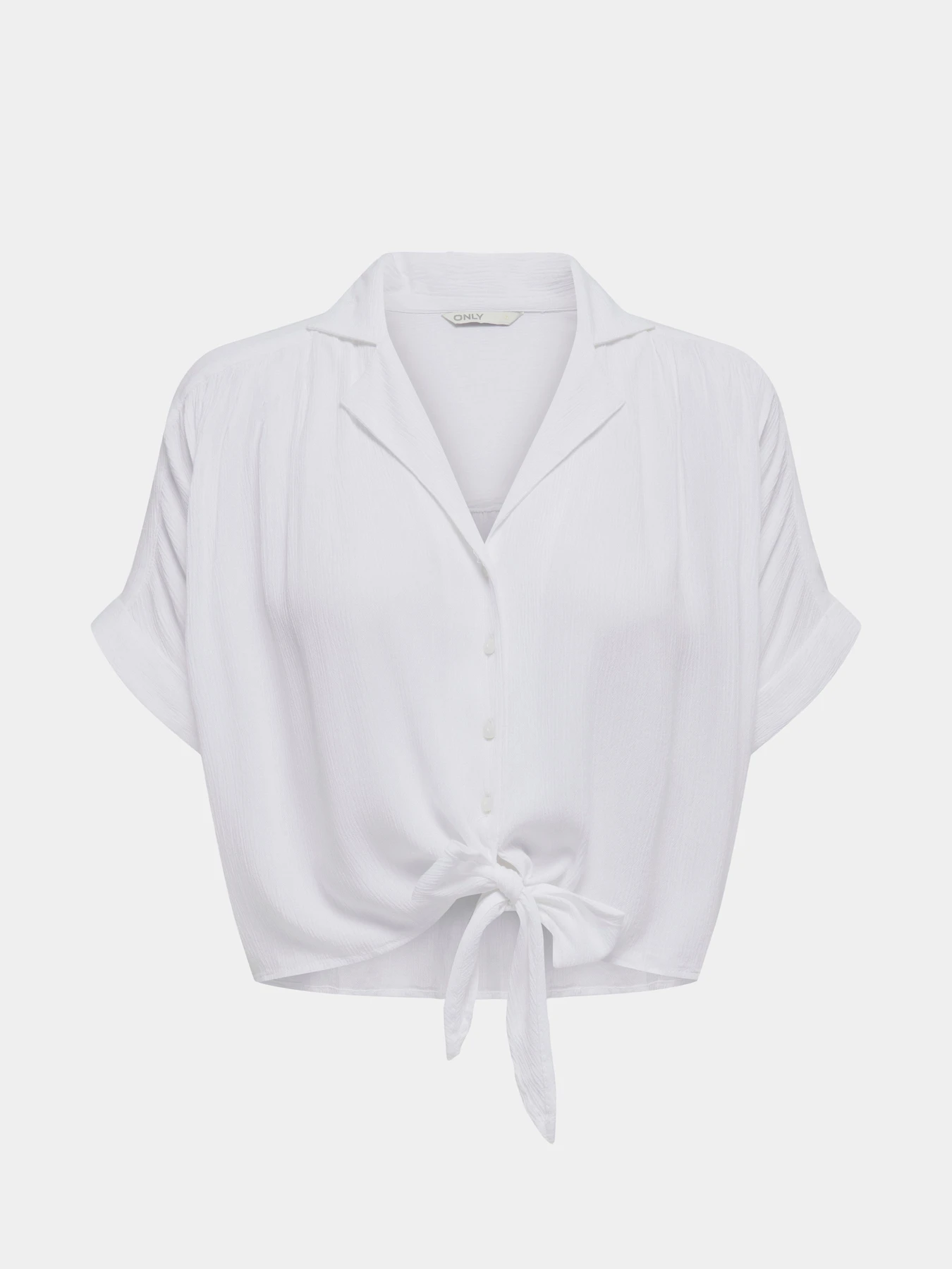 Рубашки Only PAULA LIFE S/S TIE SHIRT модель 15281497_White Фото