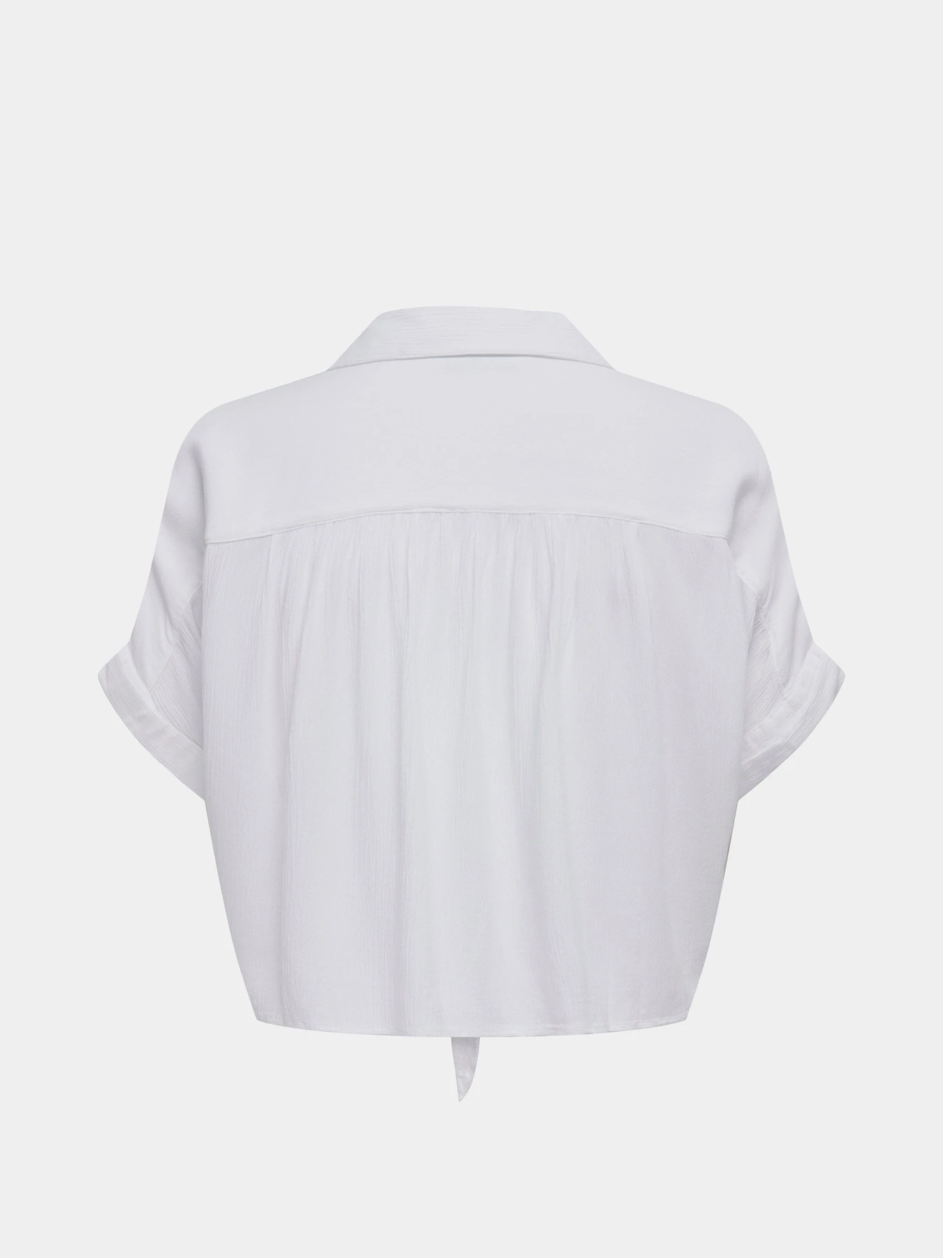 Рубашки Only PAULA LIFE S/S TIE SHIRT модель 15281497_White Фото
