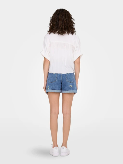 Жіноча Сорочка повсякденна Only PAULA LIFE S/S TIE SHIRT фото 2