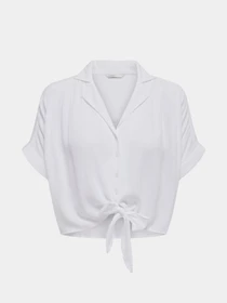 Рубашки Only PAULA LIFE S/S TIE SHIRT модель 15281497_White Фото
